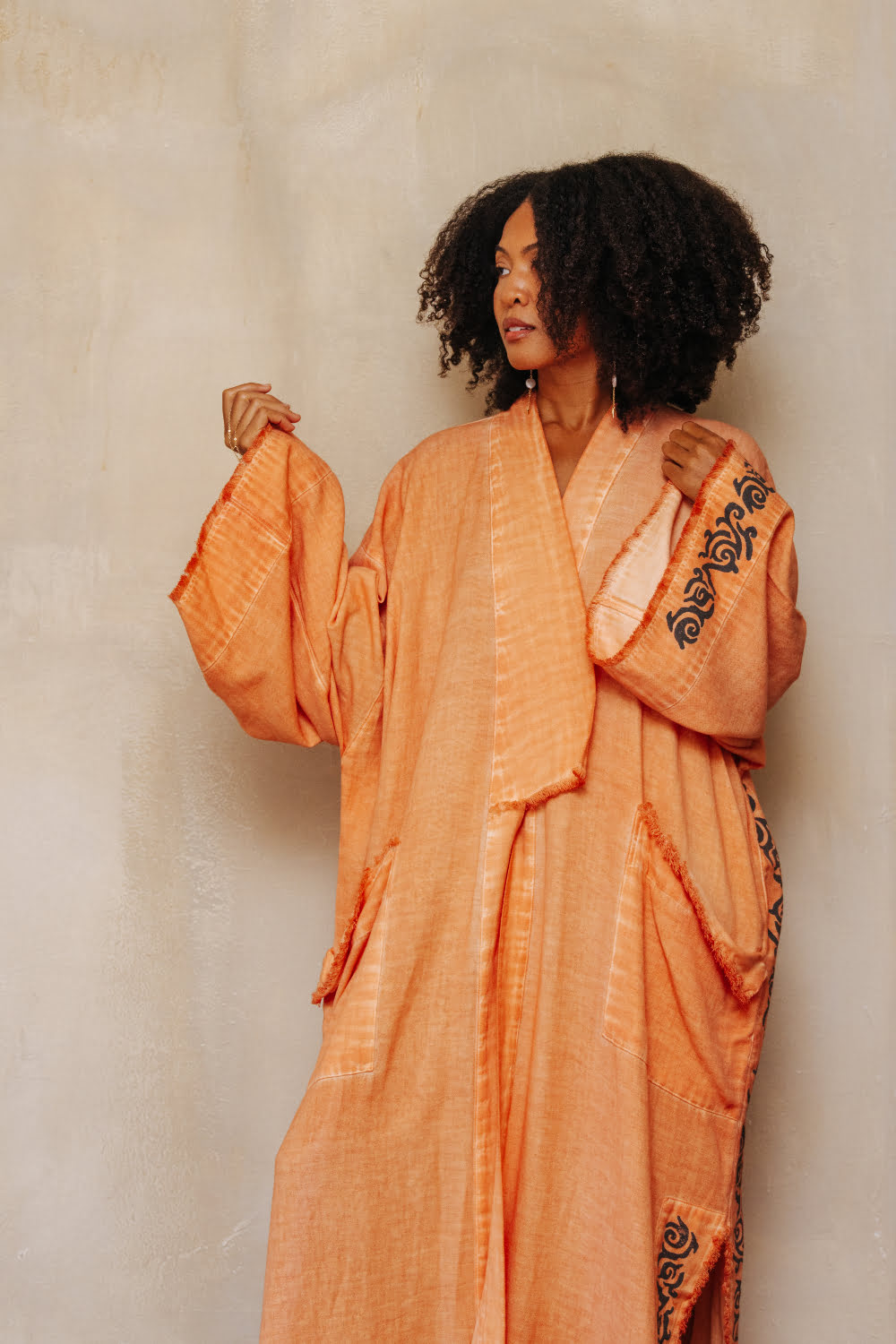 Orange Kimono
