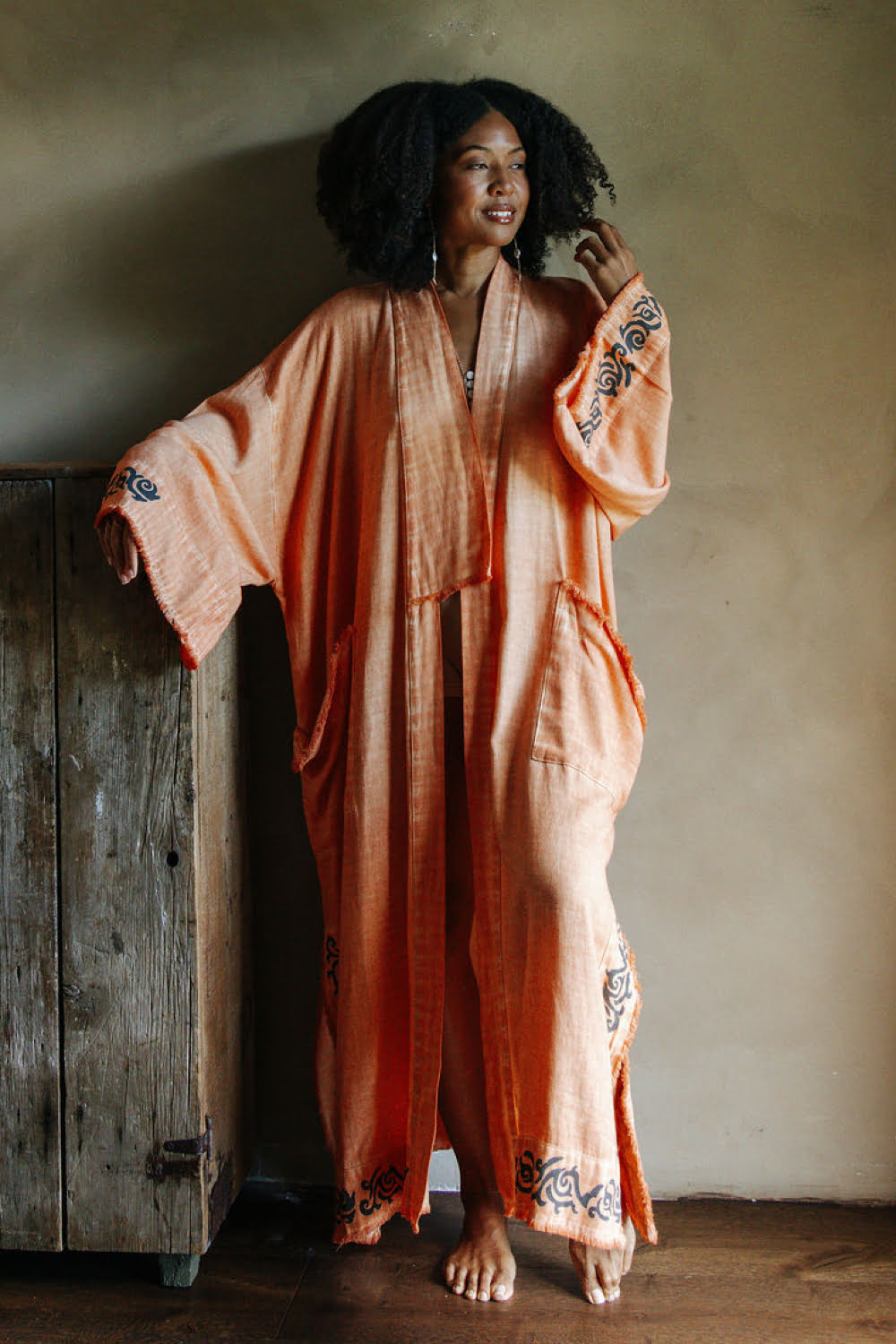 Orange Kimono