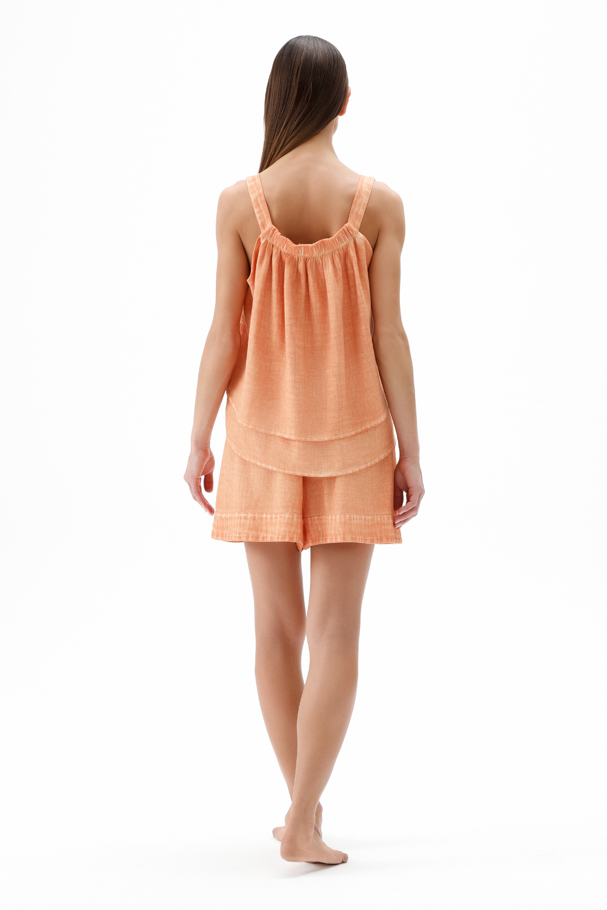 Orange Layered Blouse