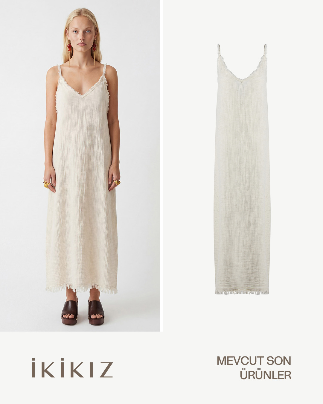 Crinkle Strappy Dress