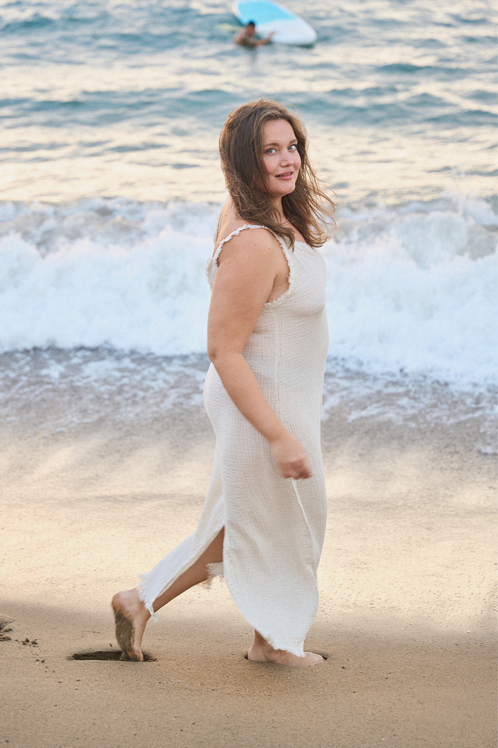 Crinkle Strappy Dress