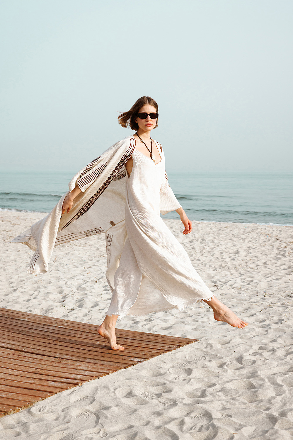 Crinkle Strappy Dress