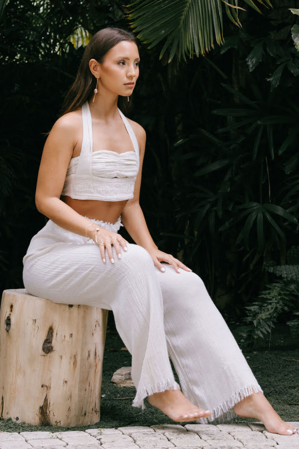 Hemp Transparent Straight Pants