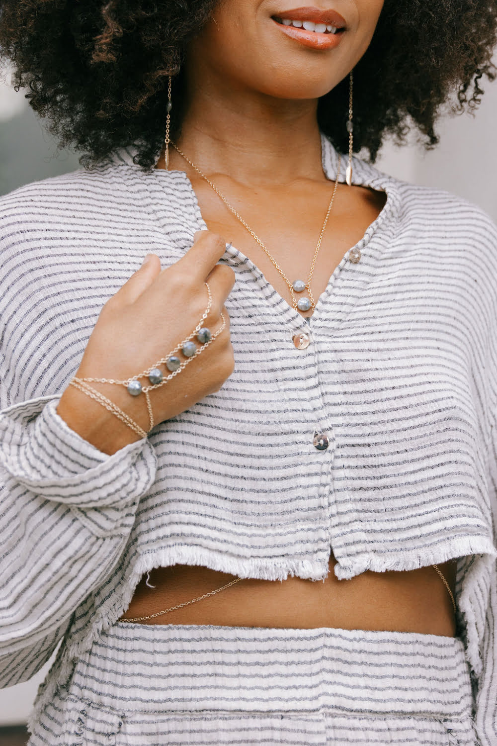 Striped Lyocell Shirt