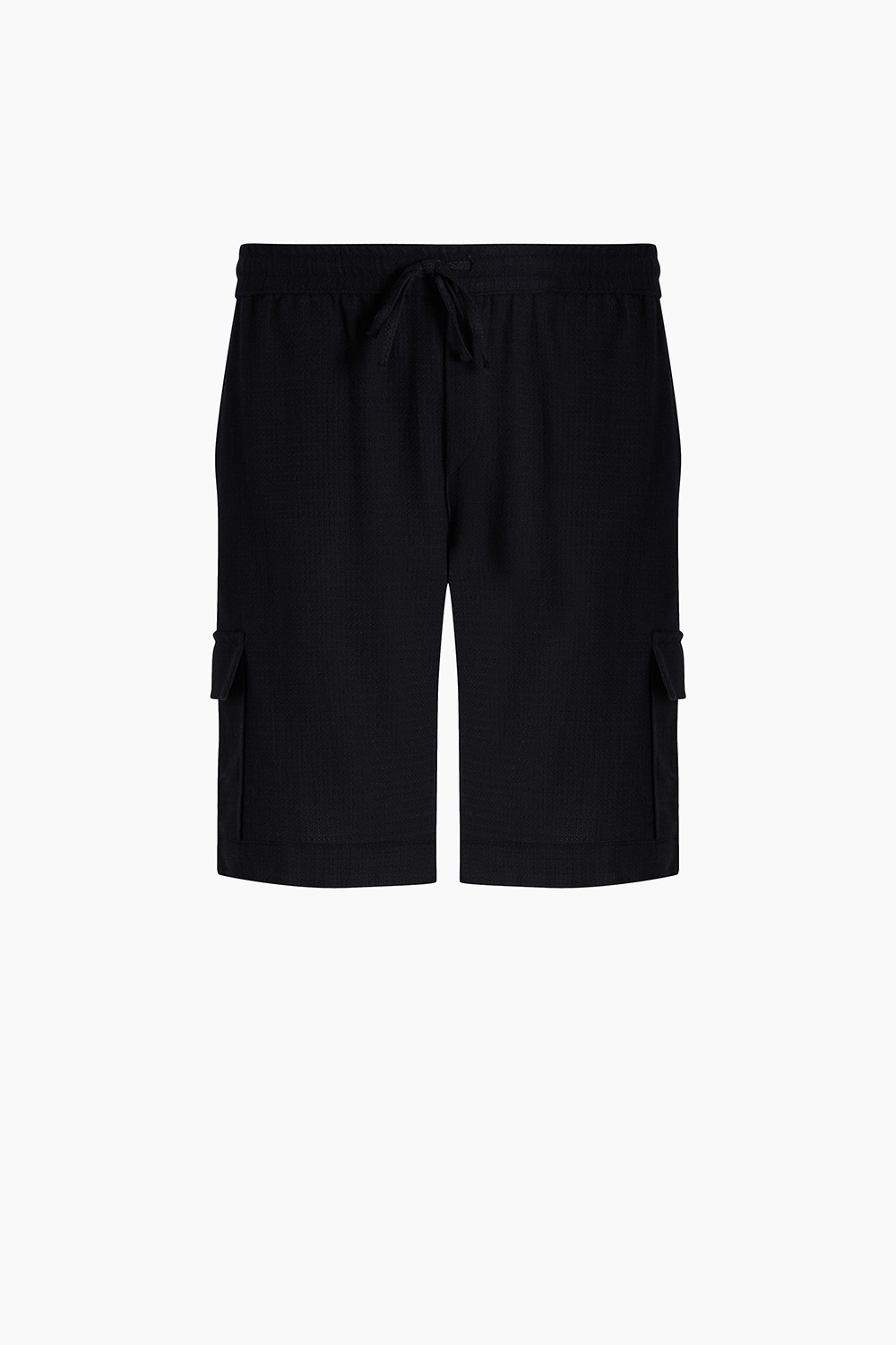 Men’S Cotton Black Shorts