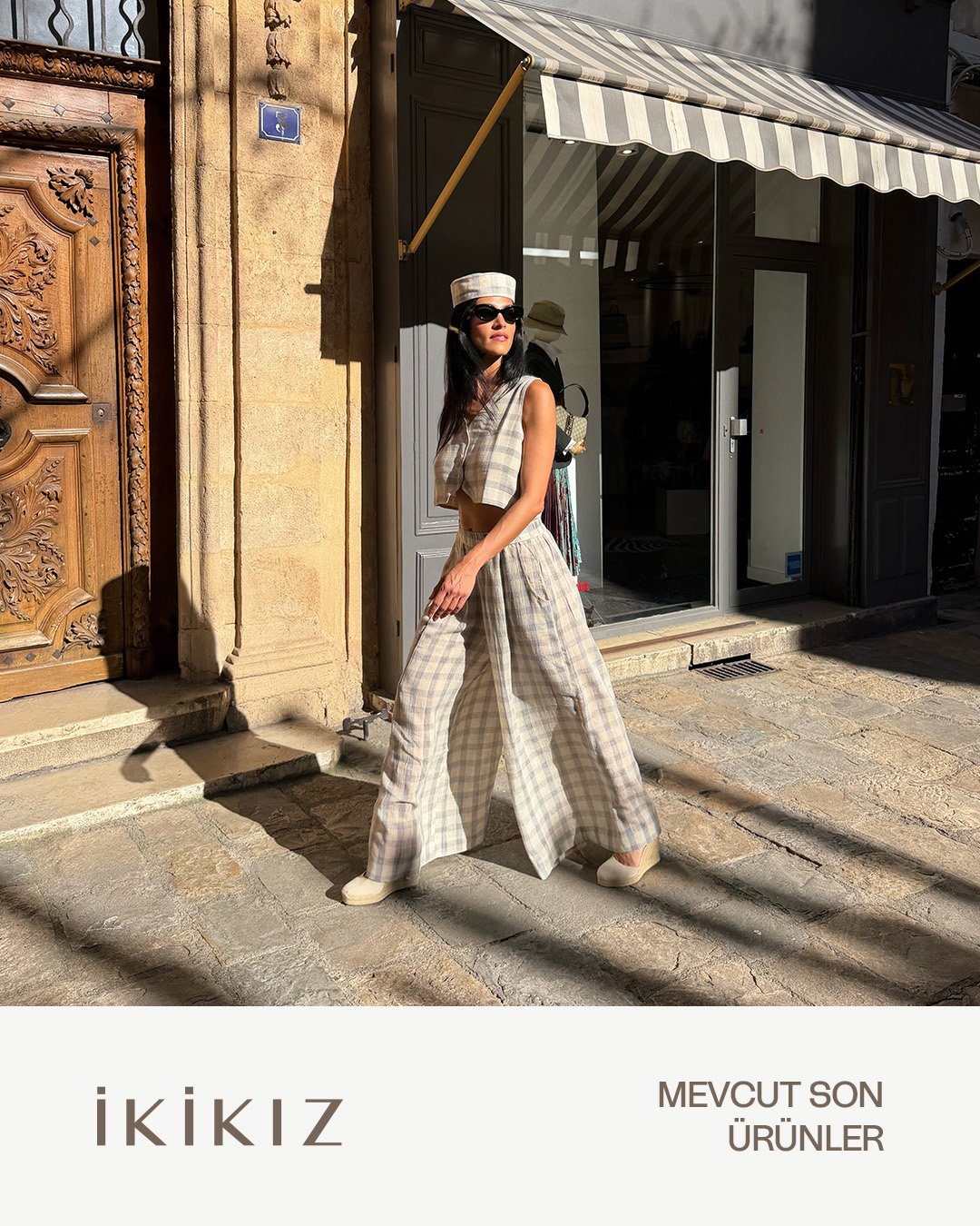 Grey Plaid Waiscoat