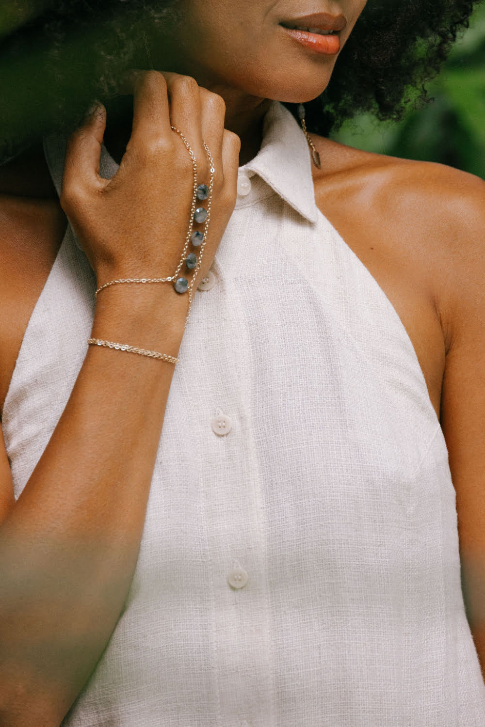 Natural Linen Shirt Dress
