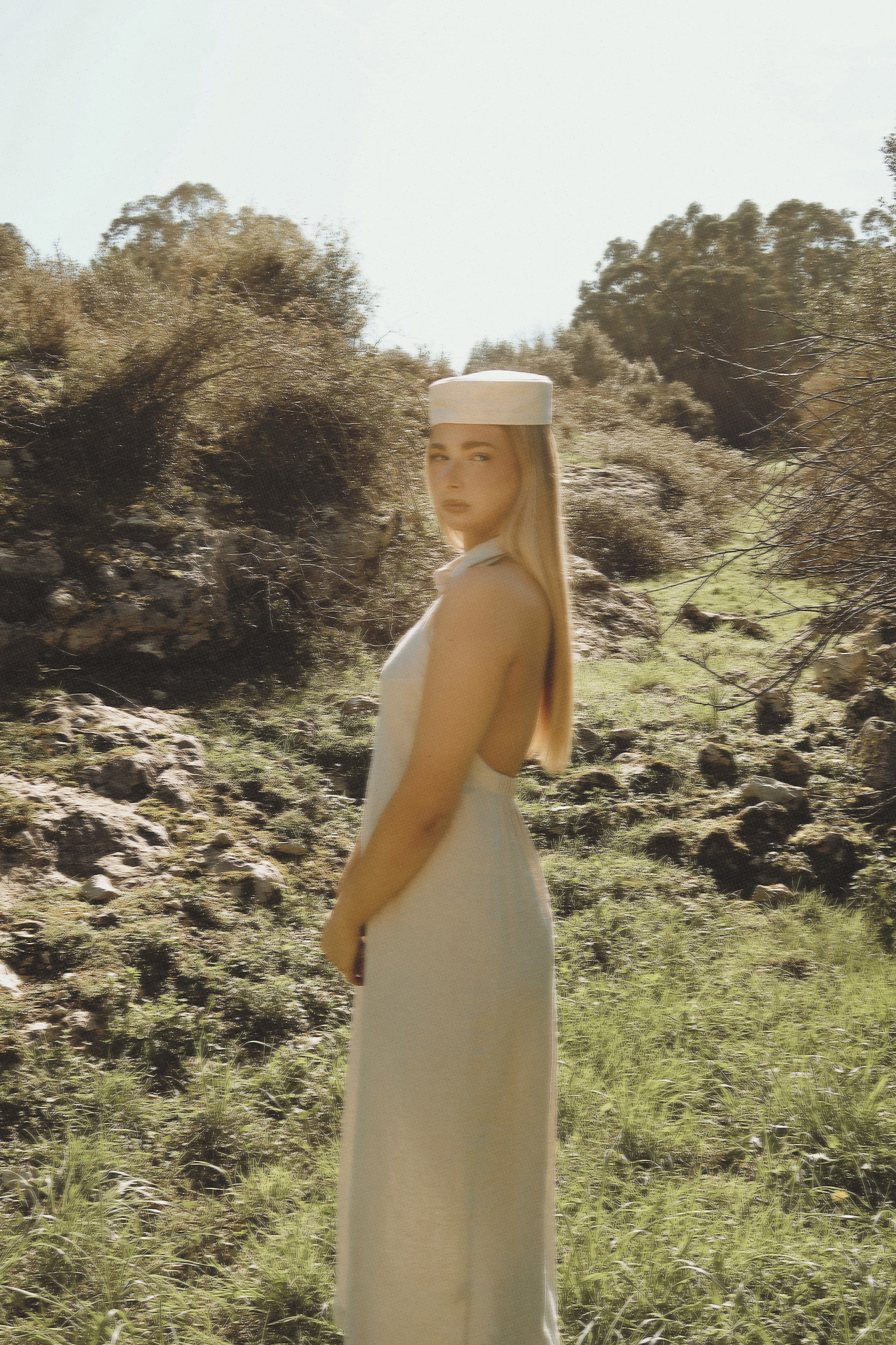 Natural Linen Shirt Dress