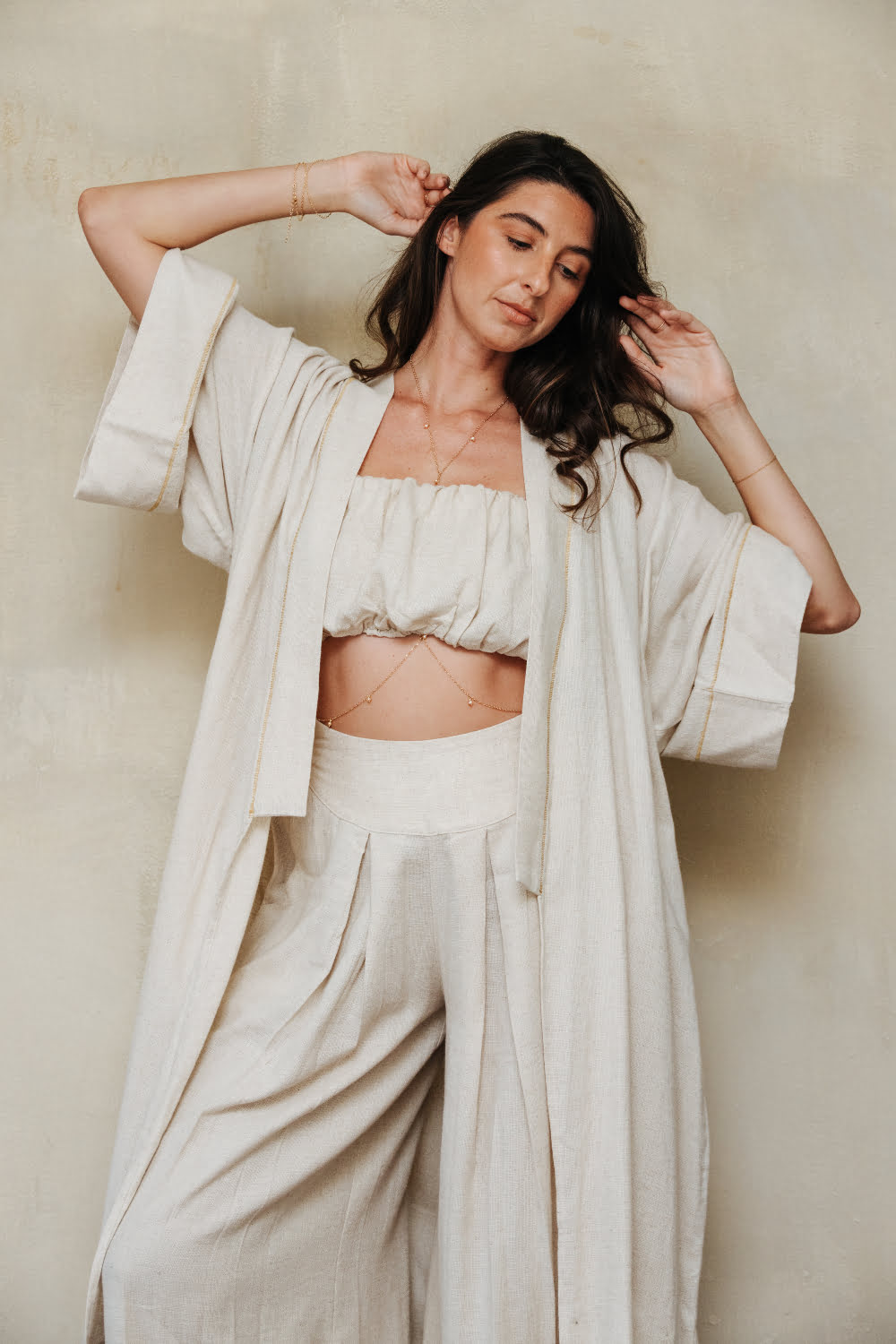 Natural Linen Kimono
