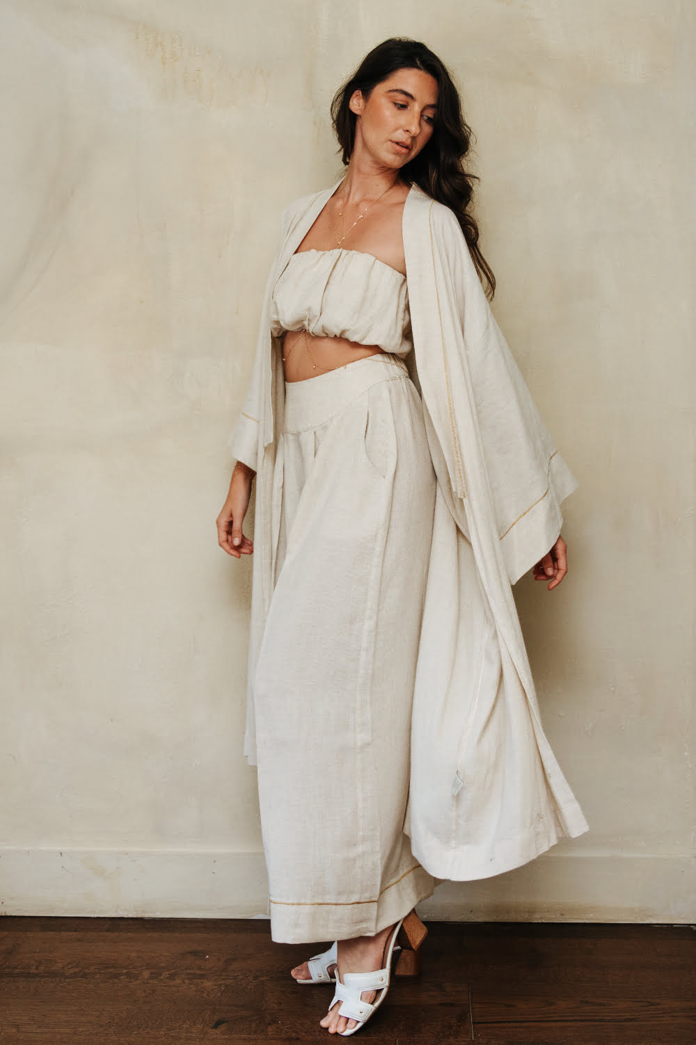 Natural Linen Kimono