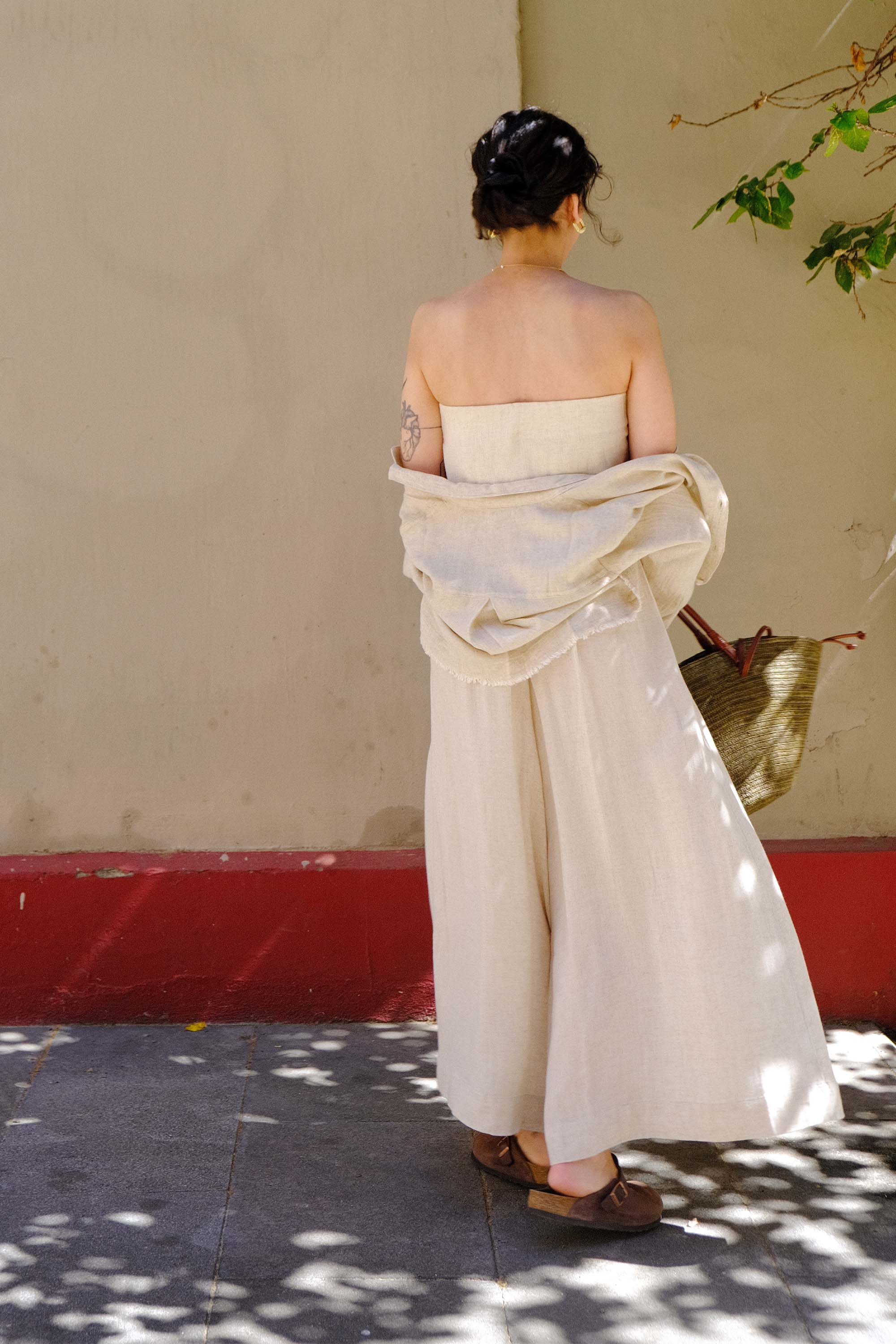 Natural Linen Bra