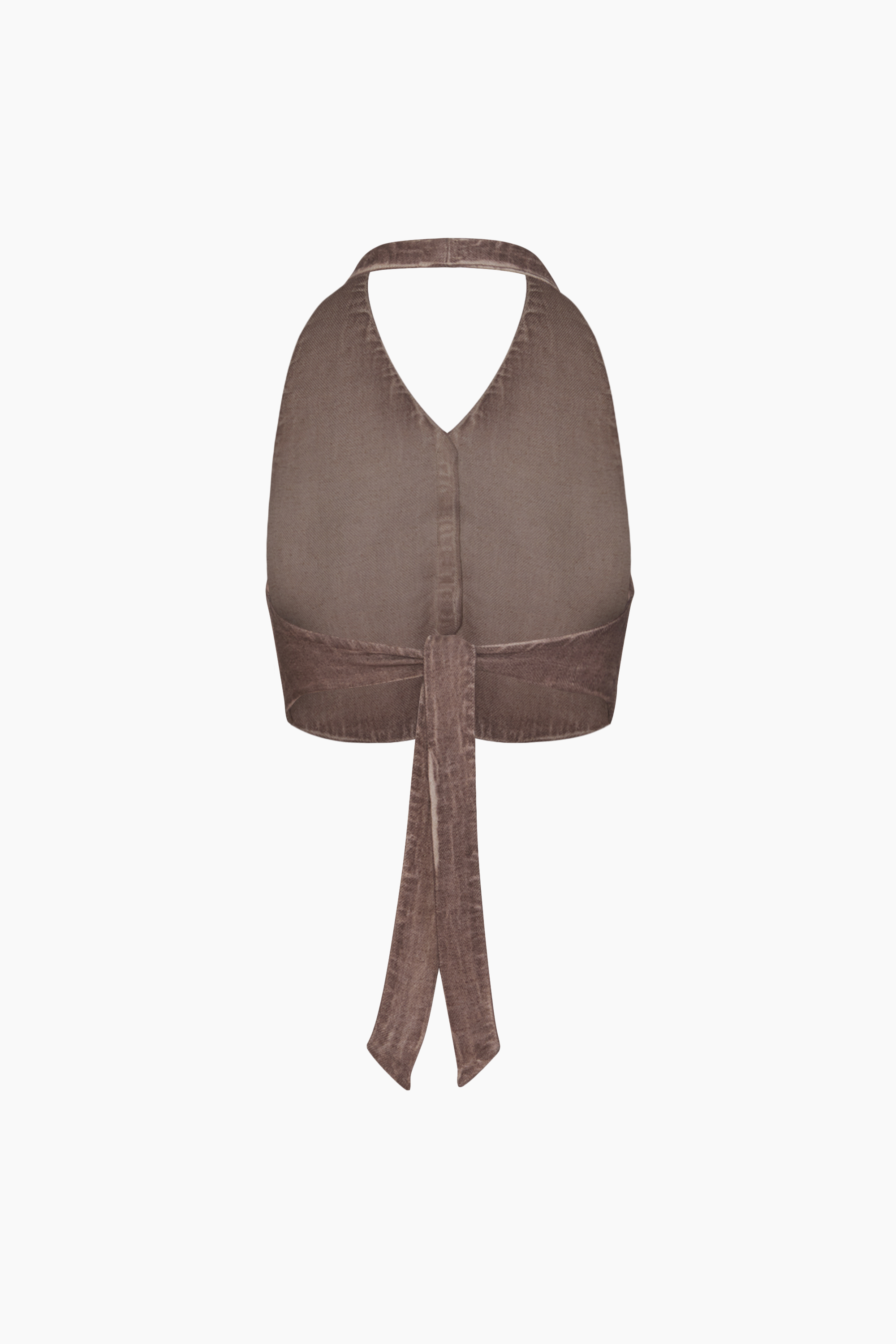 Linen Brown Waistcoat