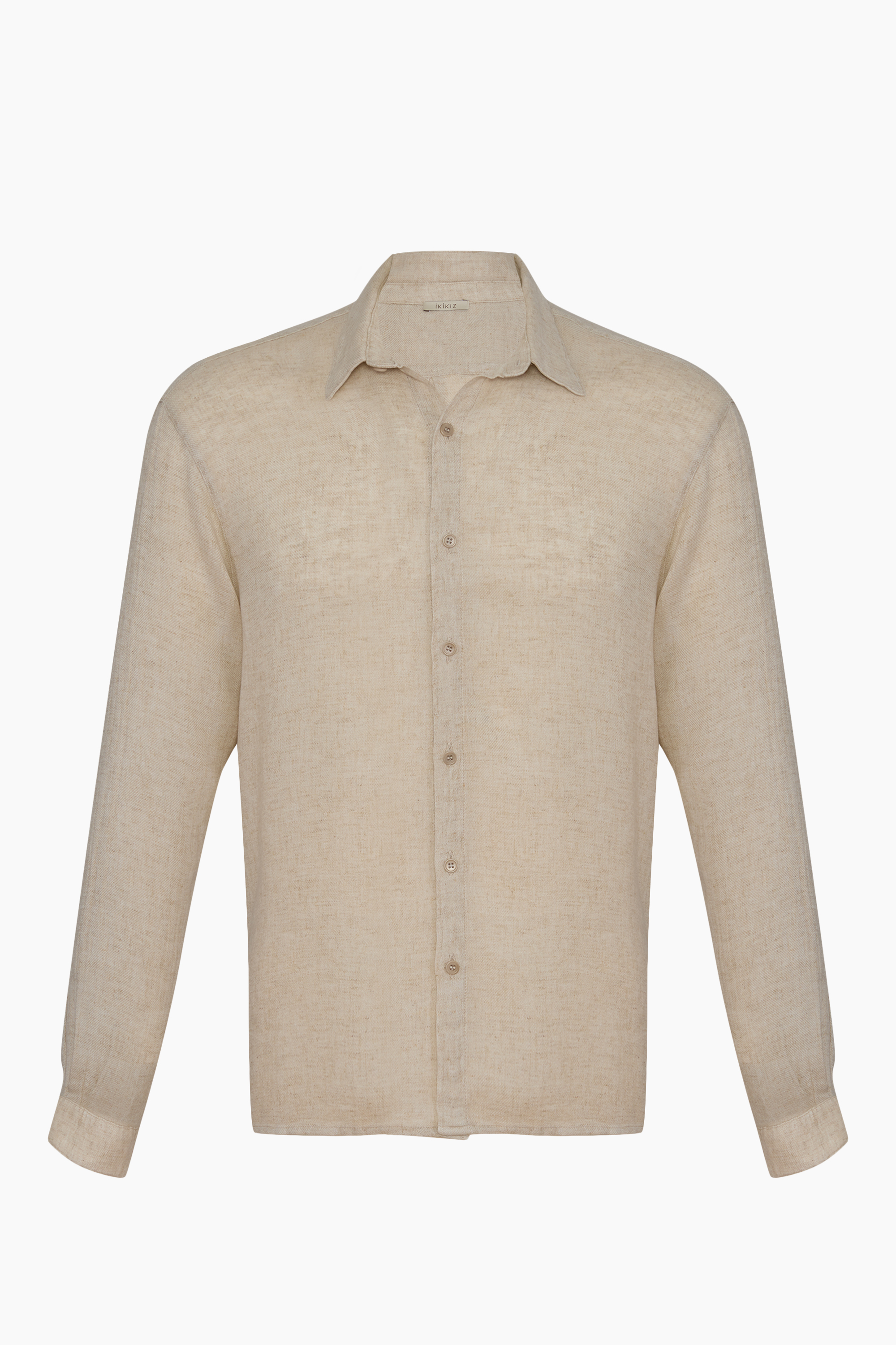 Men'S Linen Natural Shirt
