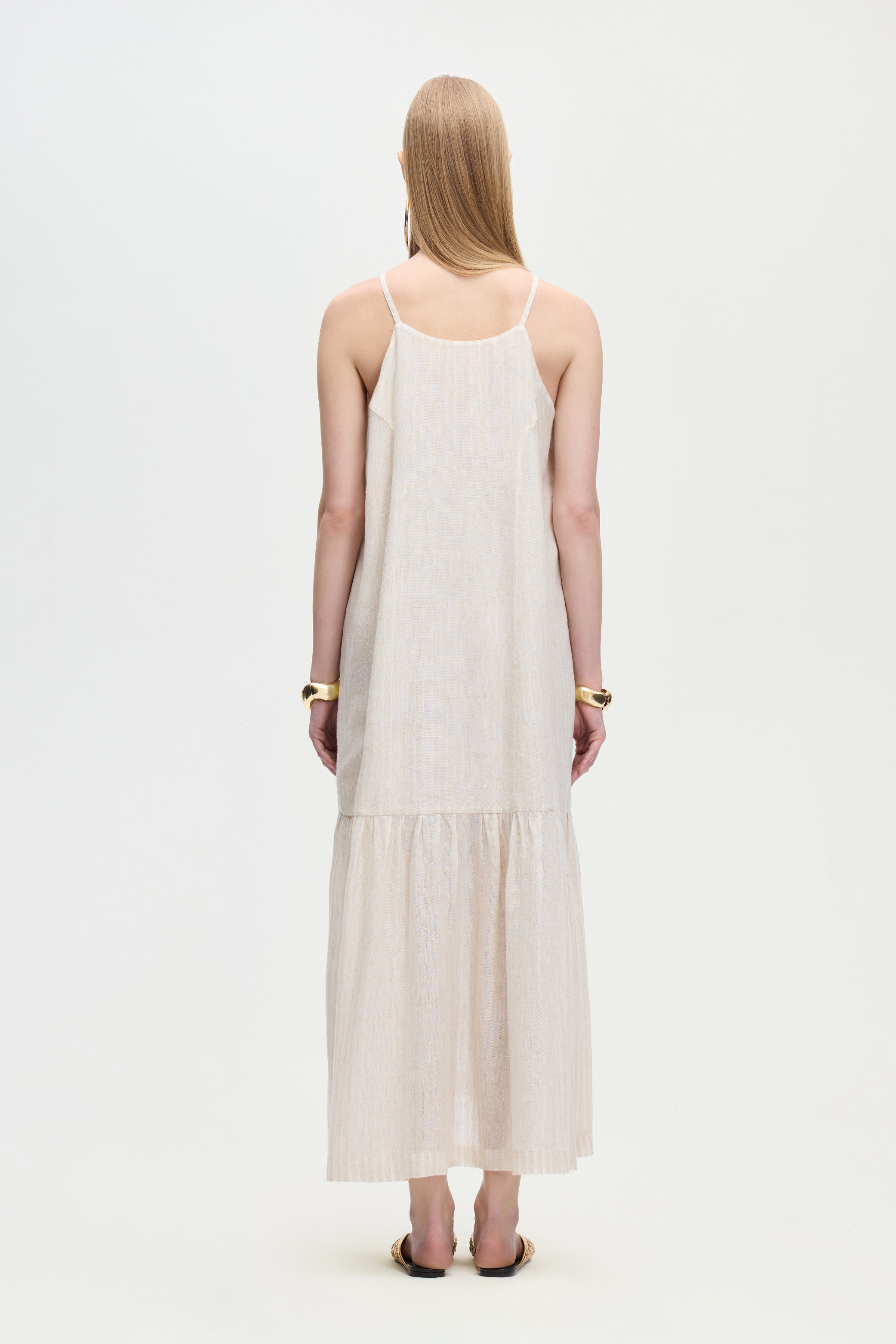 Natural Strappy Dress