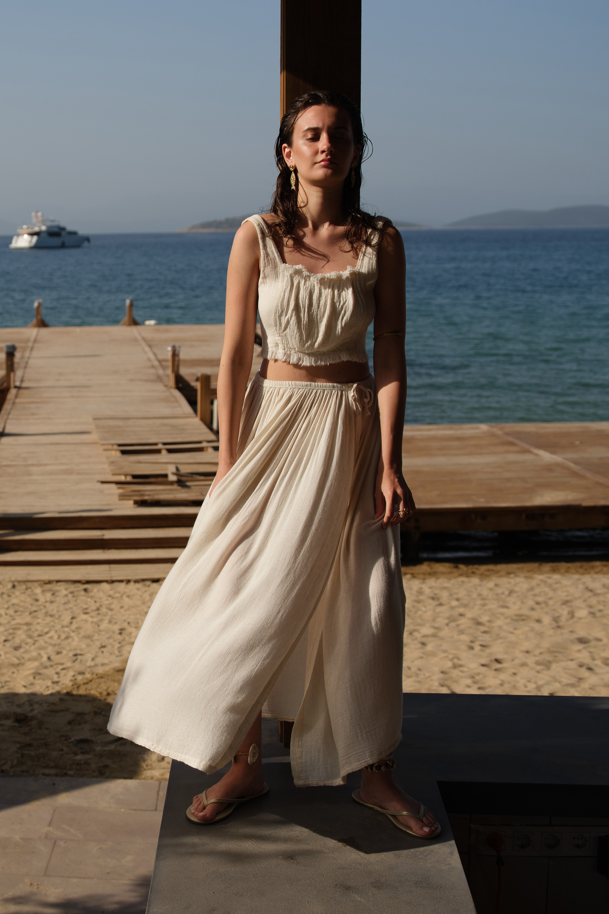 Sereno Gathered Skirt