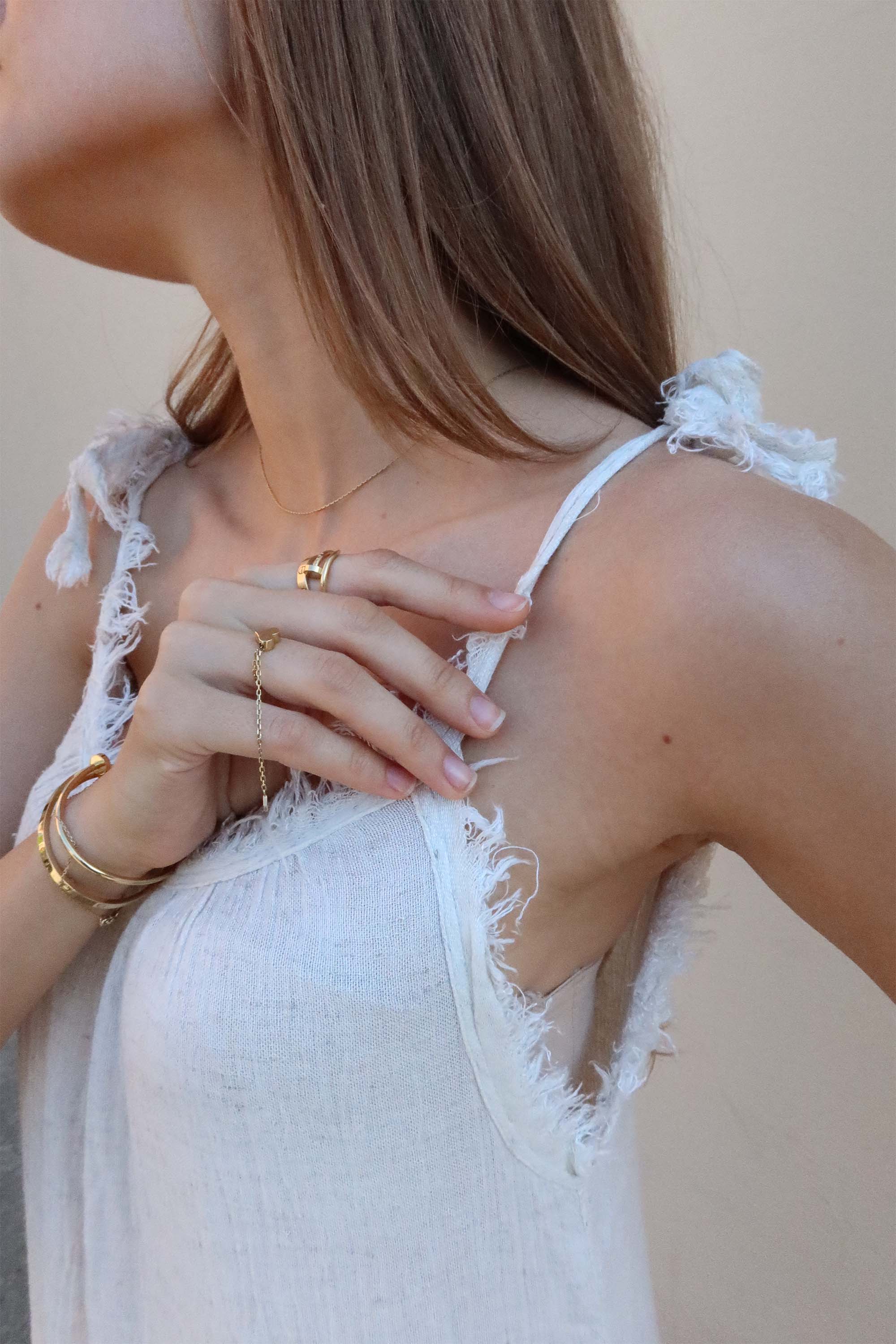Hemp Long Backless Dress