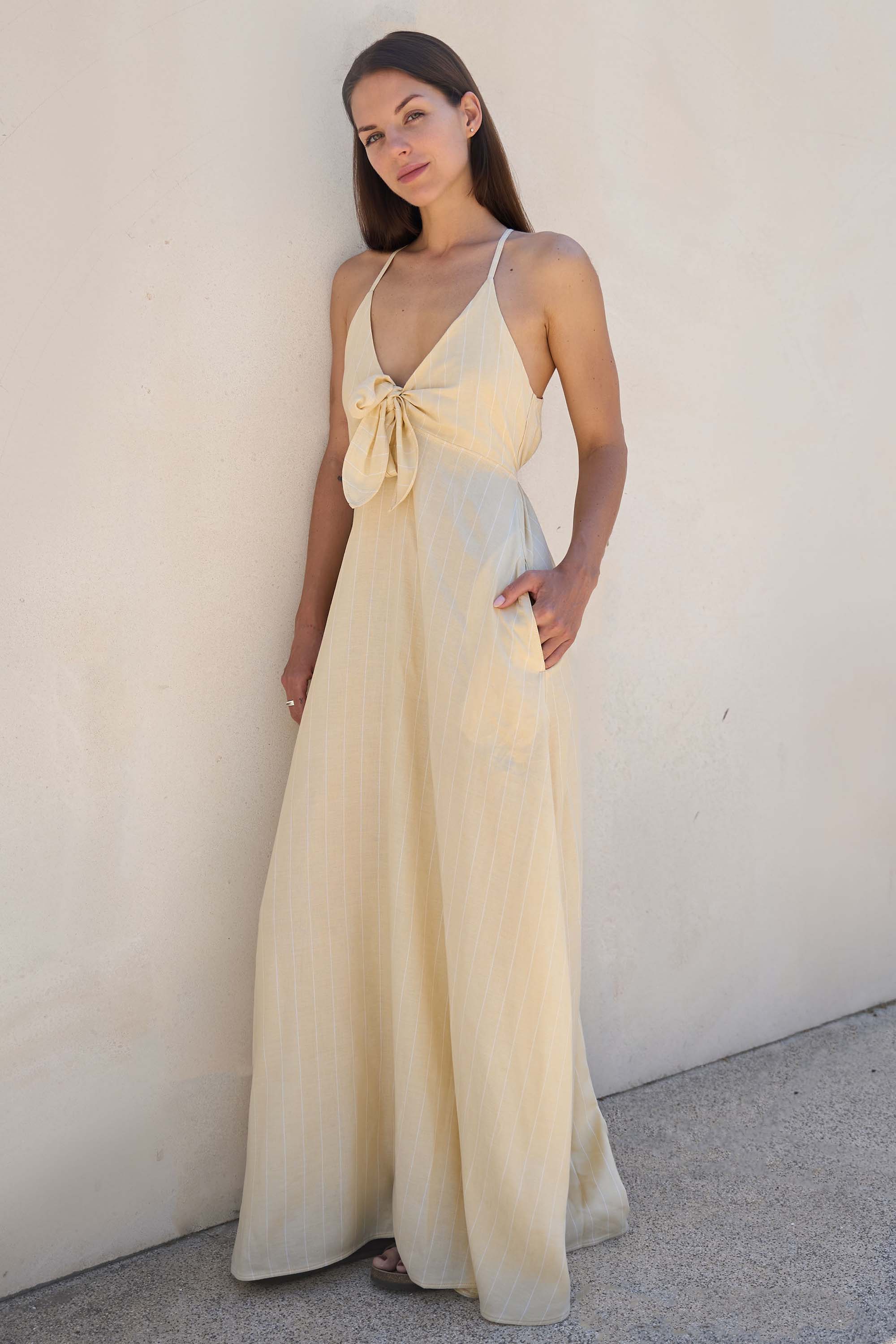 Yellow Strappy Dress