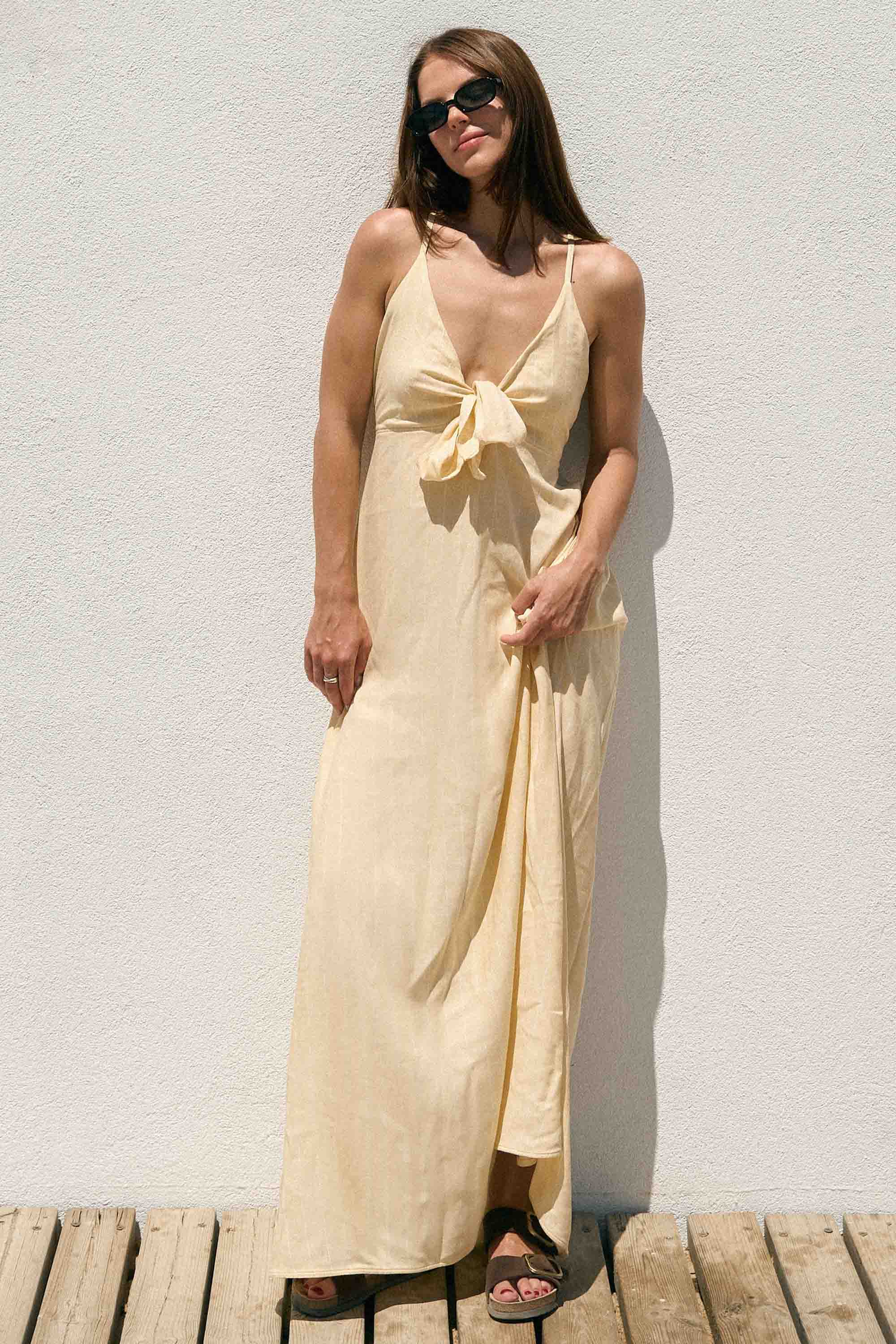 Yellow Strappy Dress