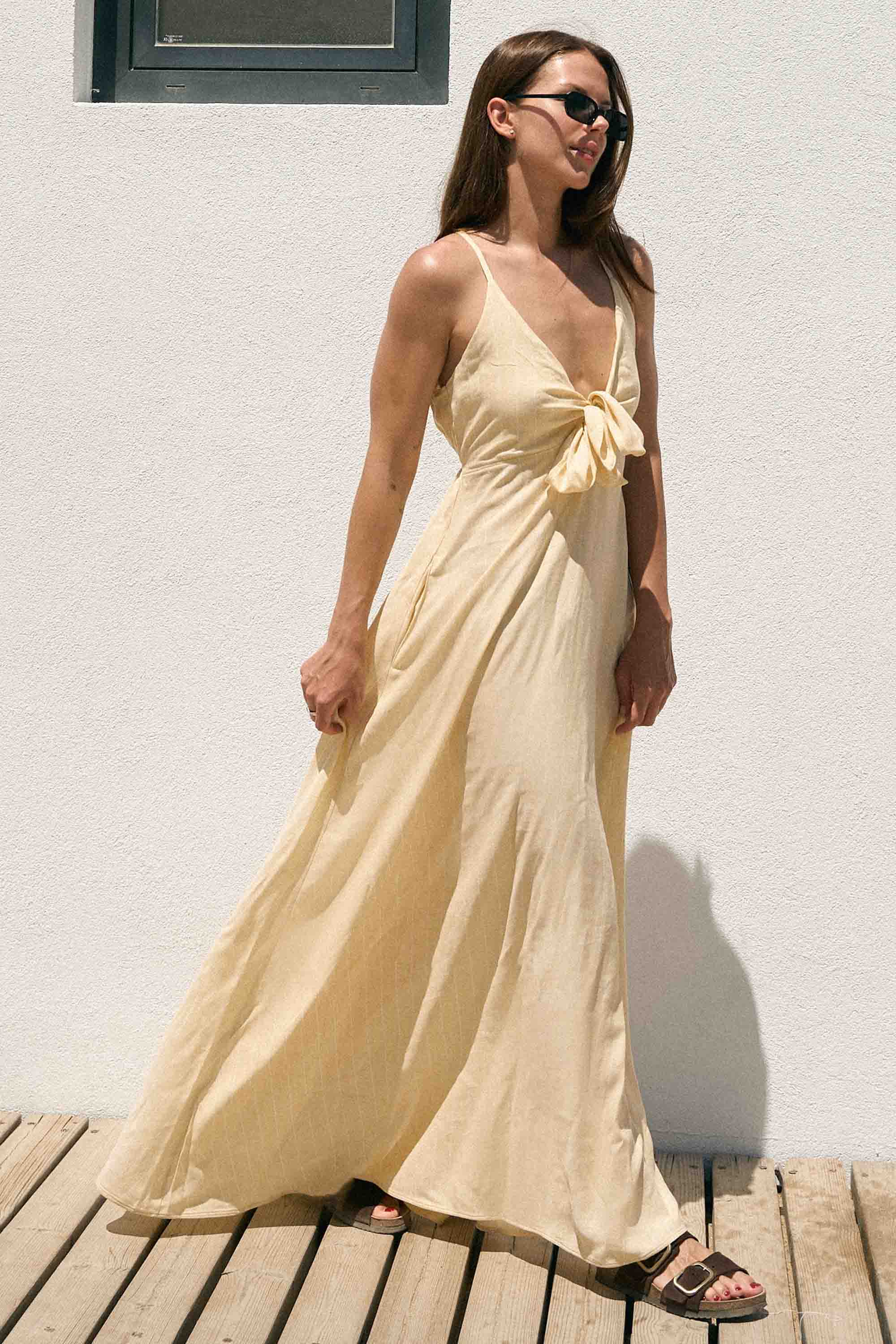 Yellow Strappy Dress