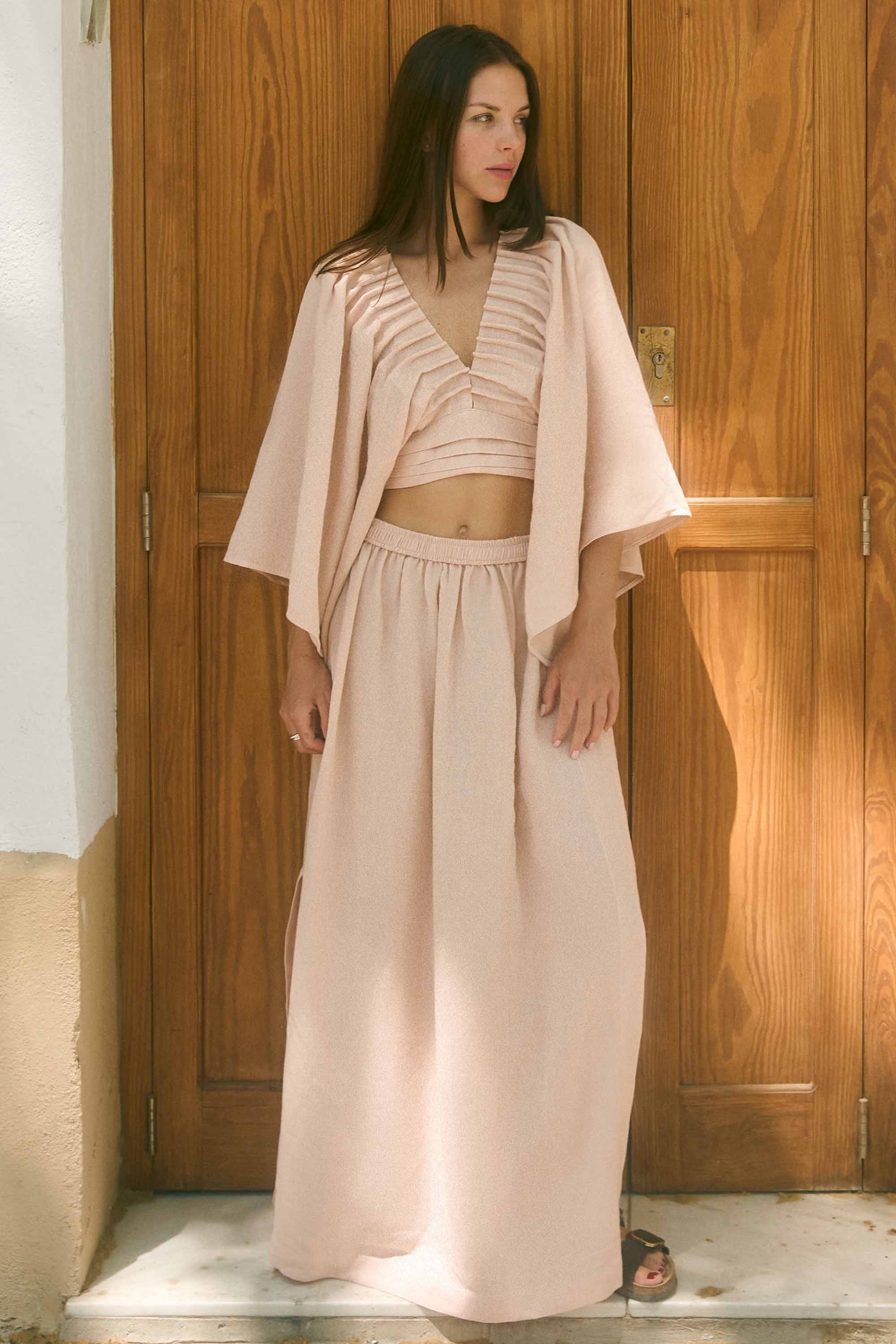 Linen Somon Skirt