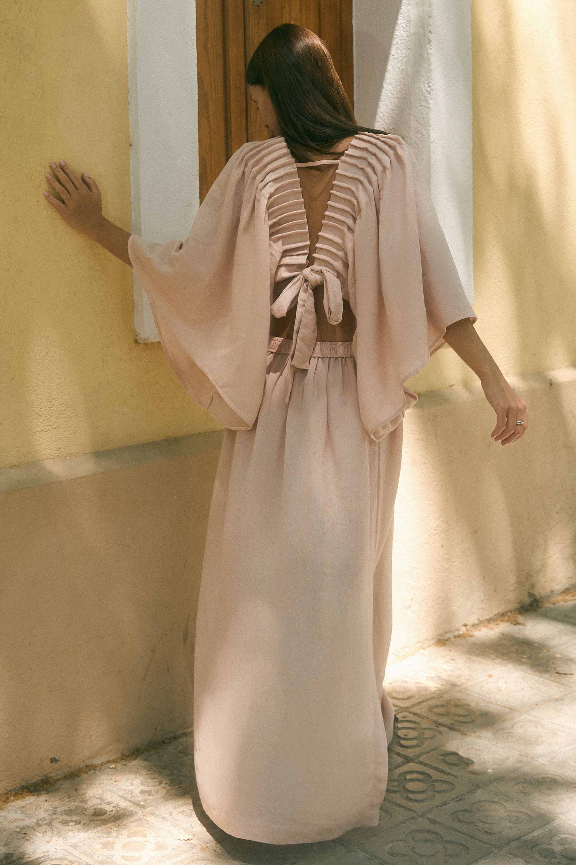 Linen Somon Skirt