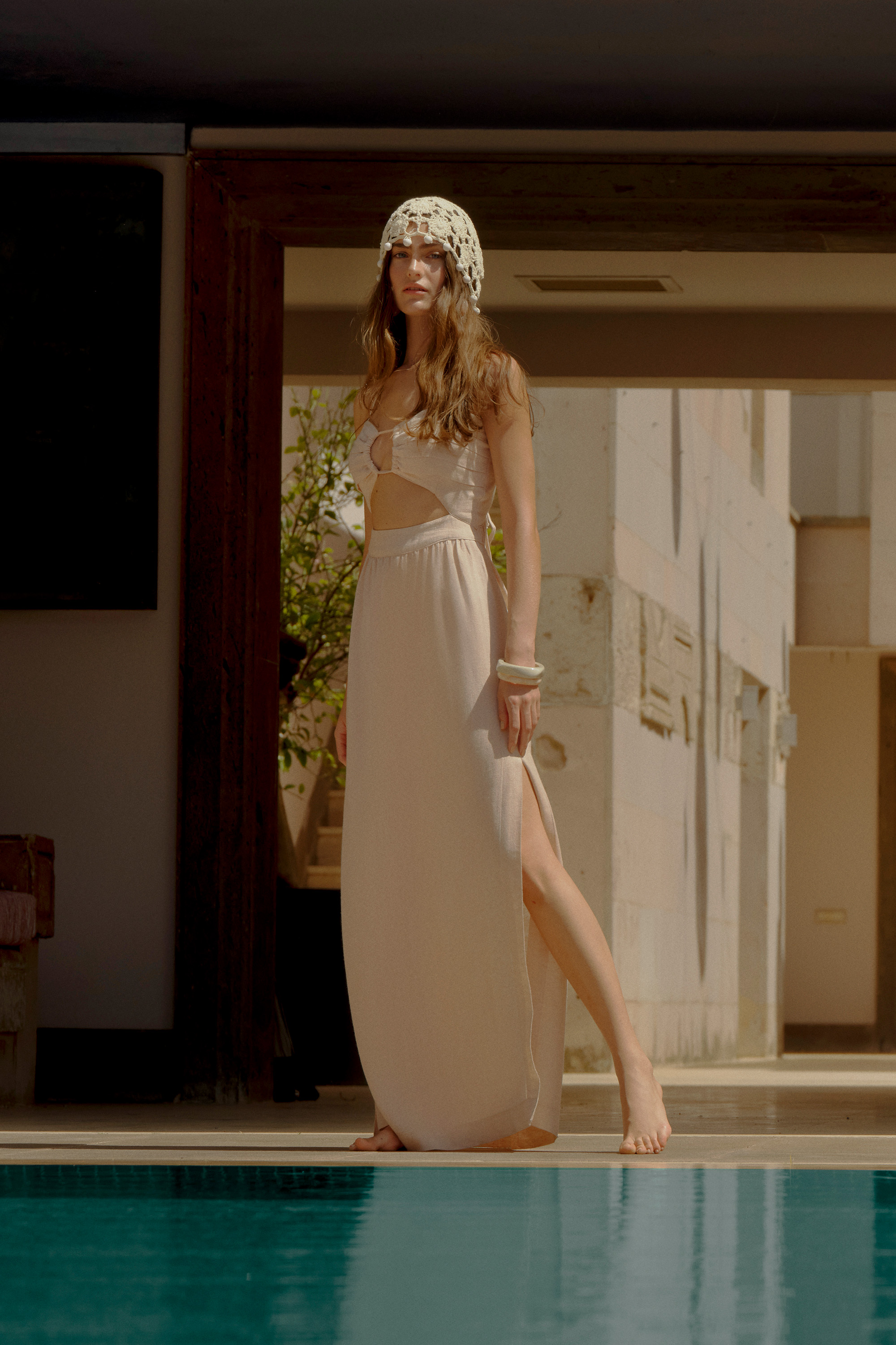 Linen Somon Dress