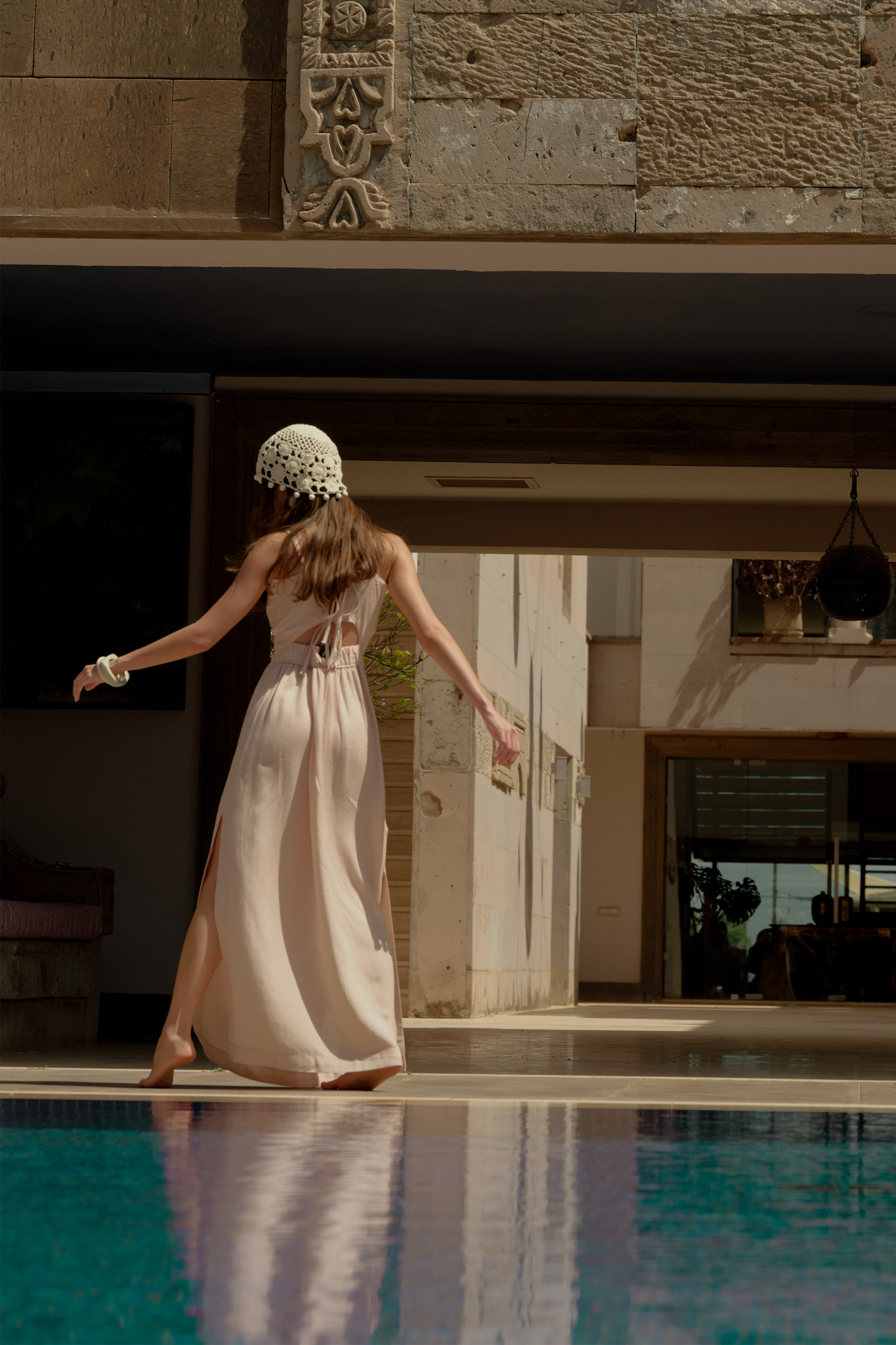 Linen Somon Dress