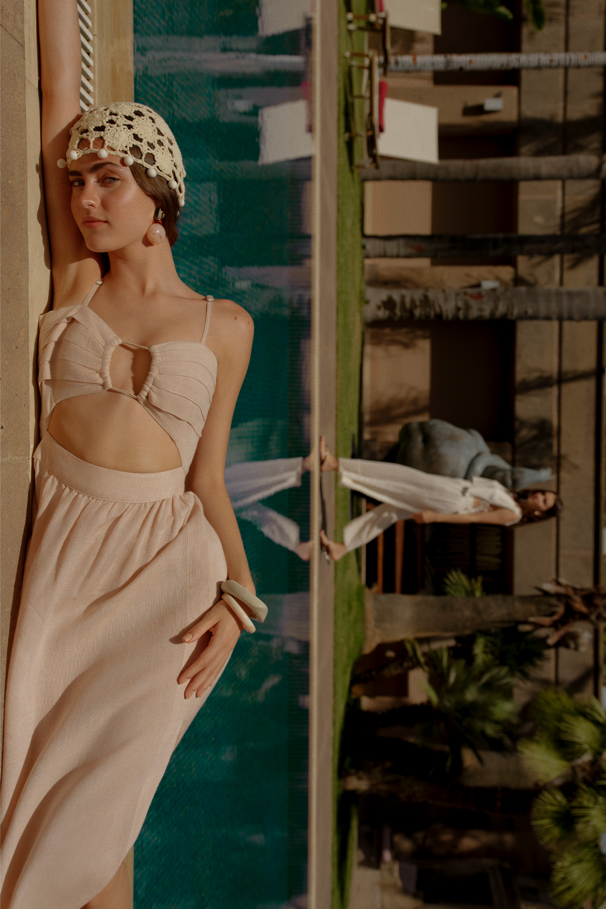 Linen Somon Dress