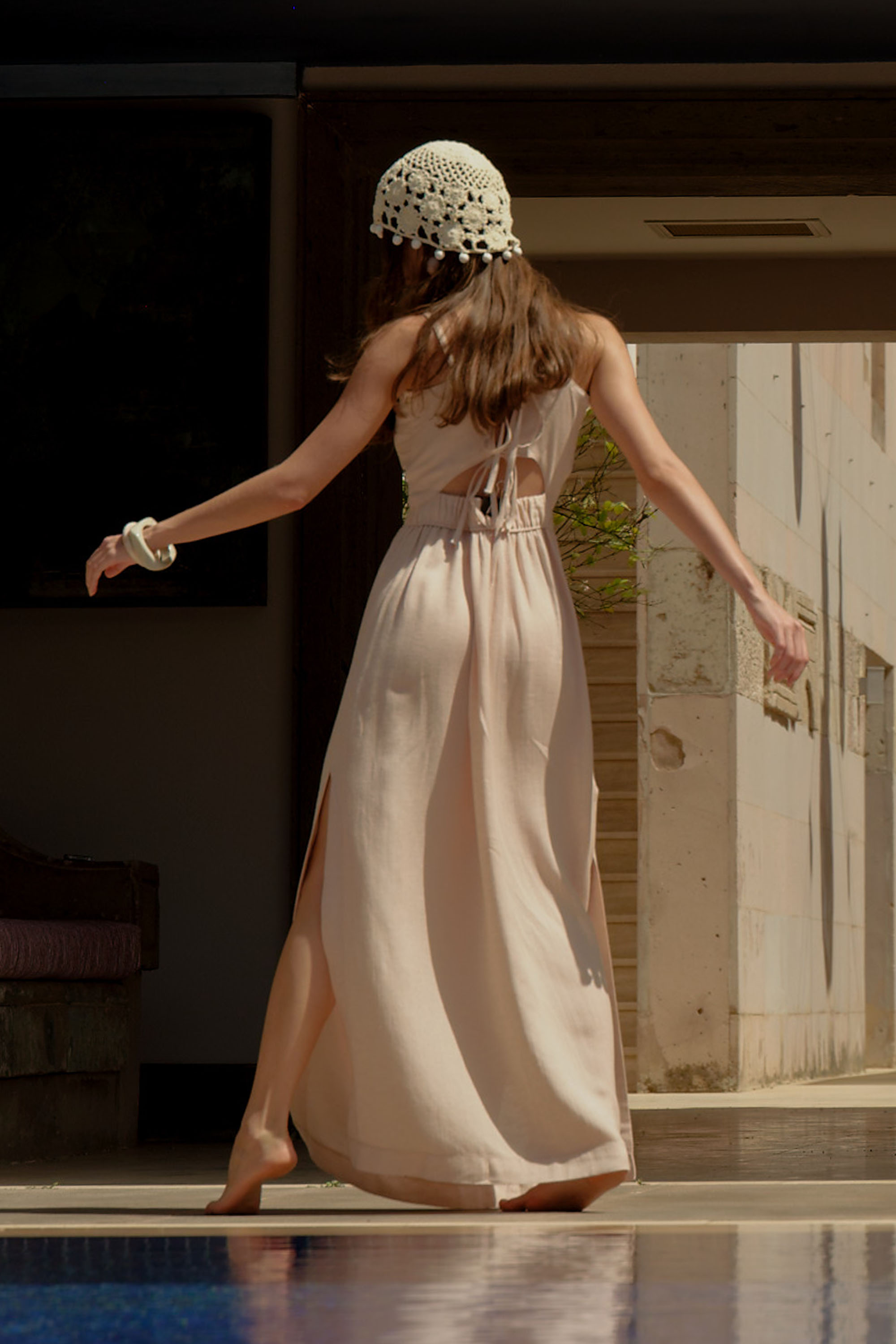 Linen Somon Dress