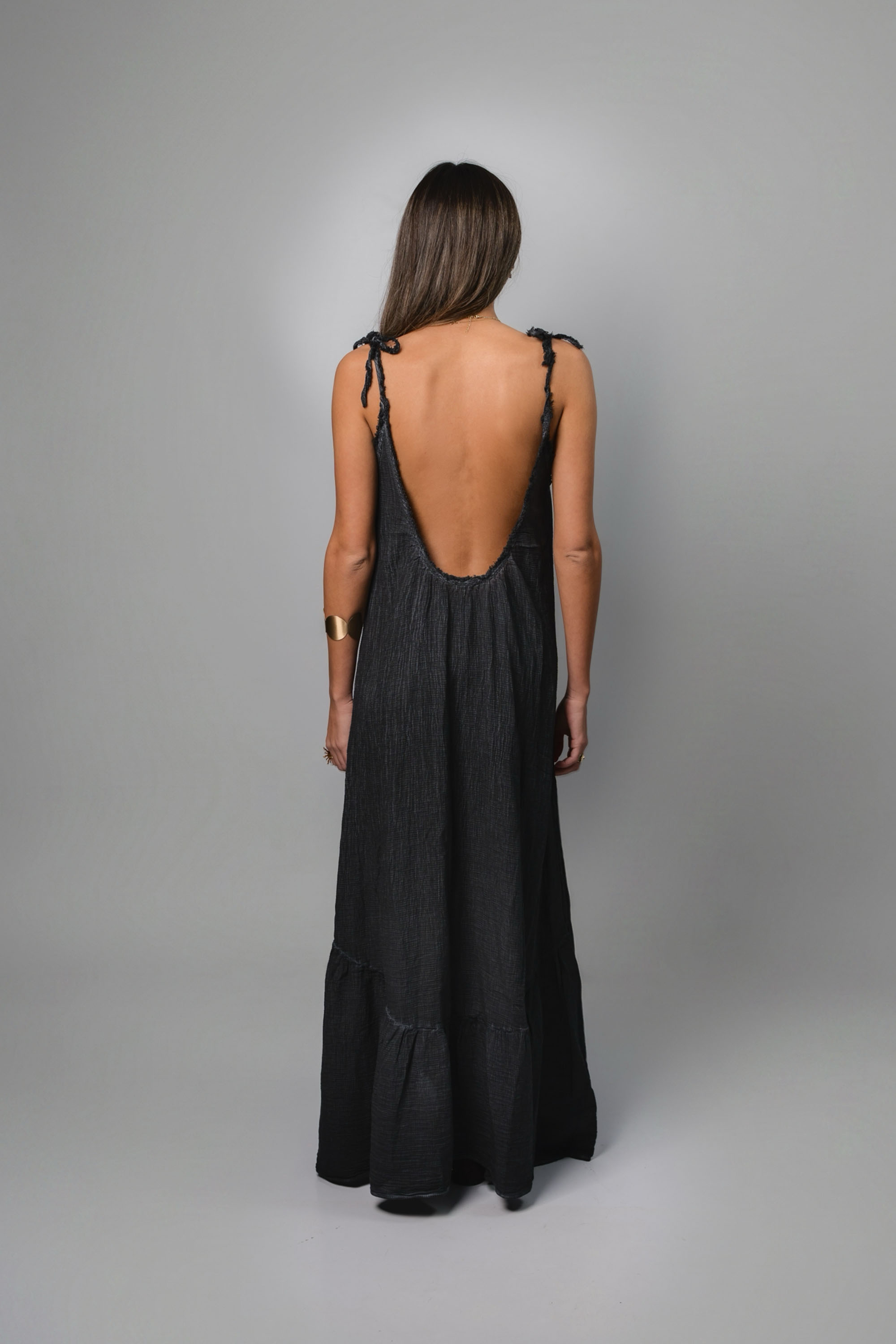 Graphite Strappy Dress