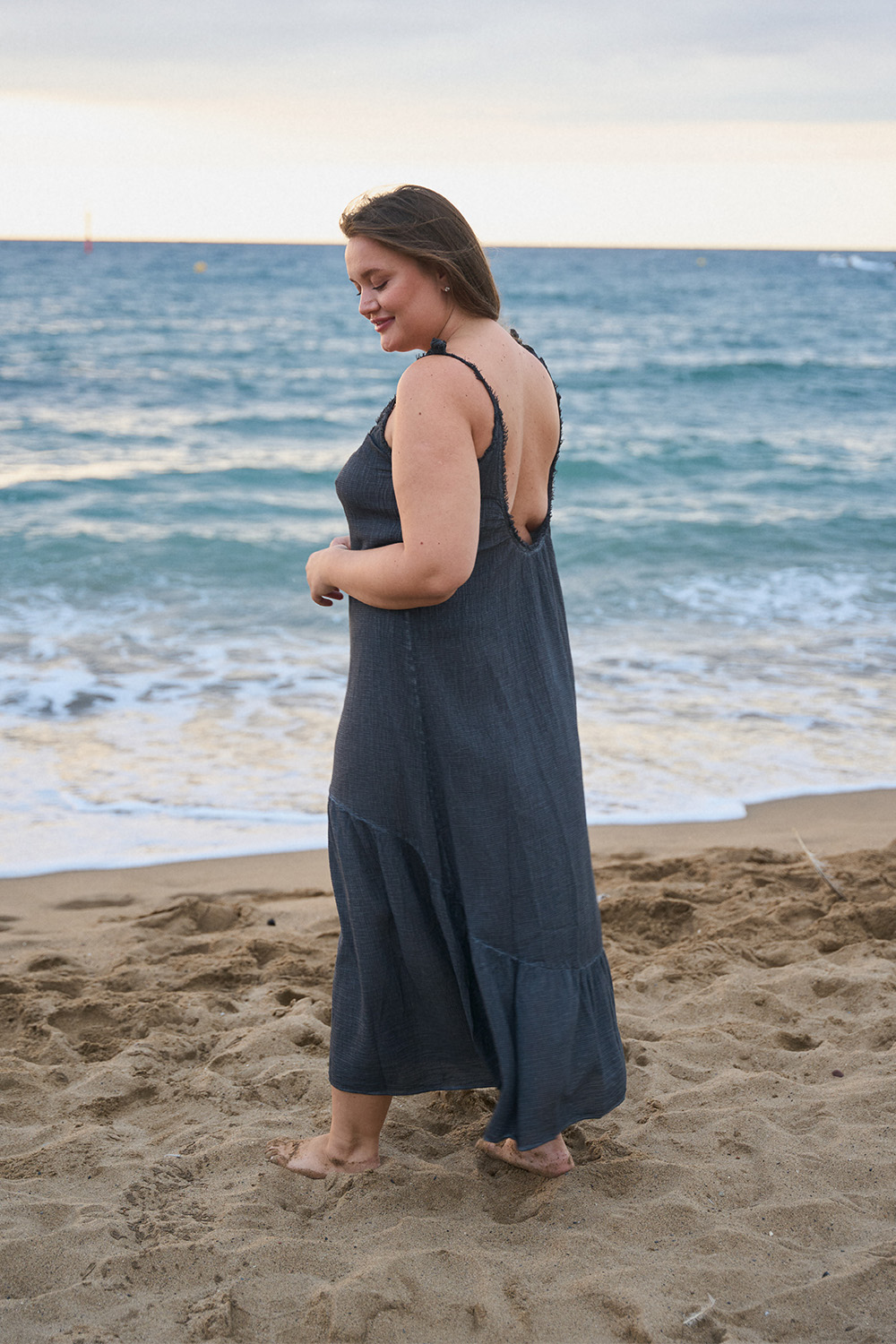 Graphite Strappy Dress