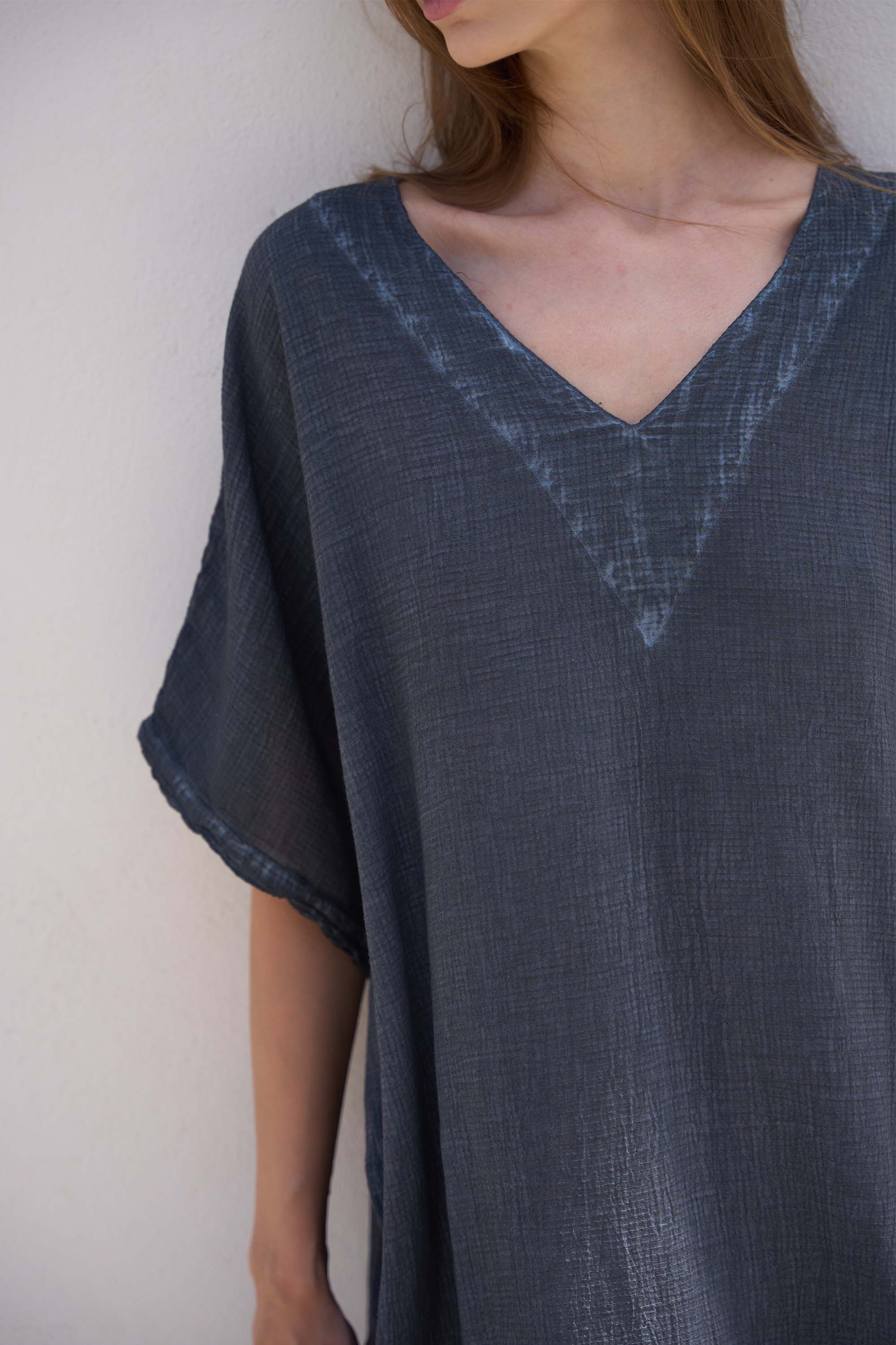 Graphite Caftan Dress