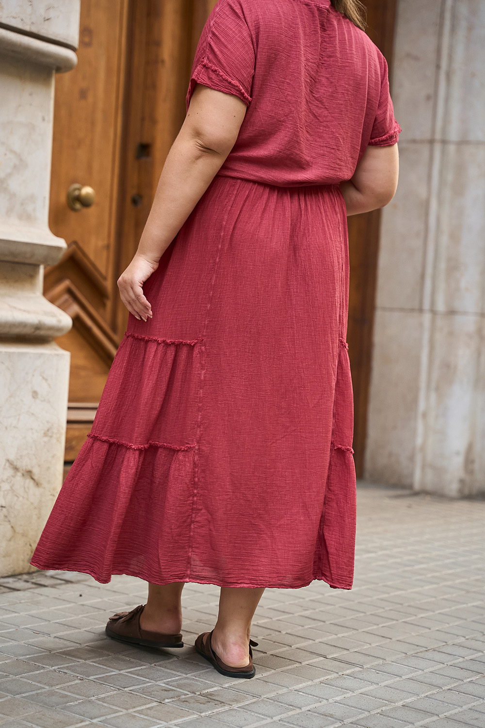 Burgundy Skirt