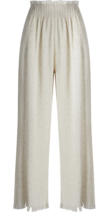 Hemp Transparent Straight Pants